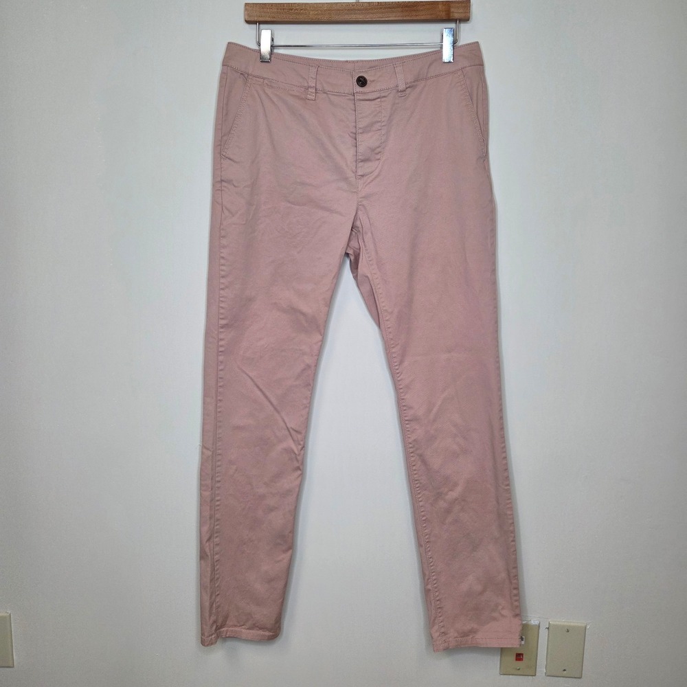ASOS‎ Mens Slim Fit Chino Pants Dusty Rose Pink Cotton Stretch W31 L30
